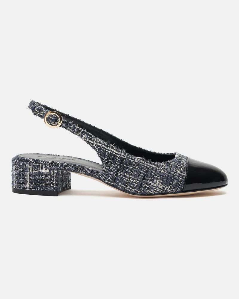 Scarosso Coco Blau Tweed - Frau High Heels Blau - Tweed Blau