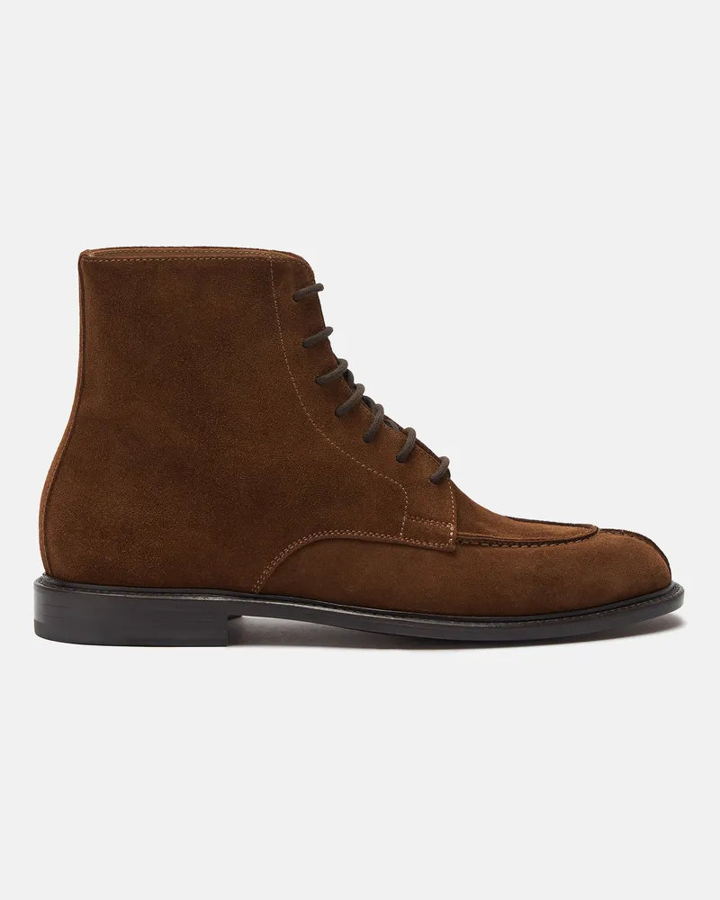 Scarosso Ben Braun Veloursleder - Mann Boots Braun - Veloursleder Braun