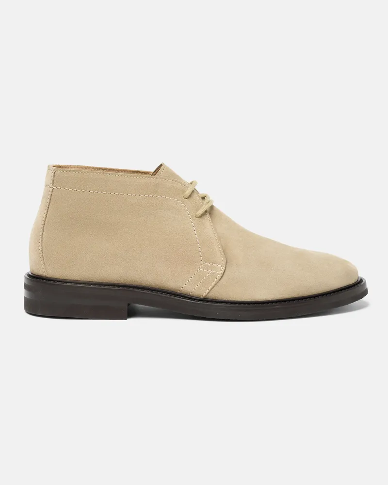 Scarosso Roger Beige Suede - Mann Boots Beige - Veloursleder Beige