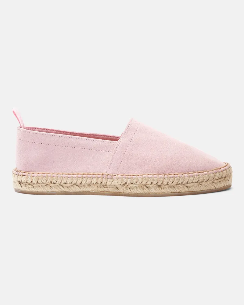 Scarosso Lola Pink Suede - Frau Espadrilles Rosa - Veloursleder Rosa
