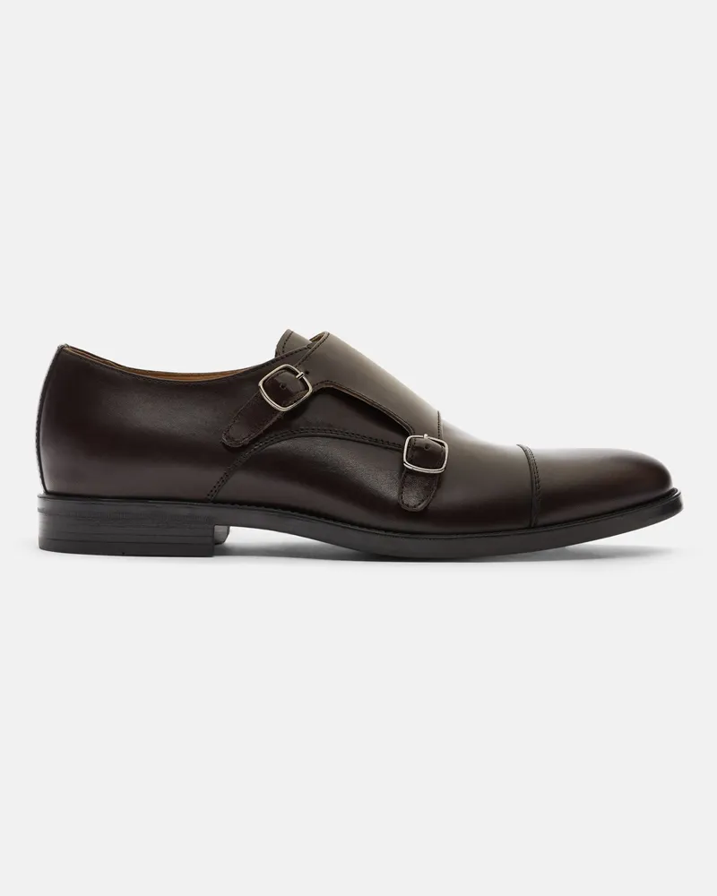 Scarosso Francesco Moro - Mann Monk Schuhe Dunkelbraun - Kalbsleder Dunkelbraun