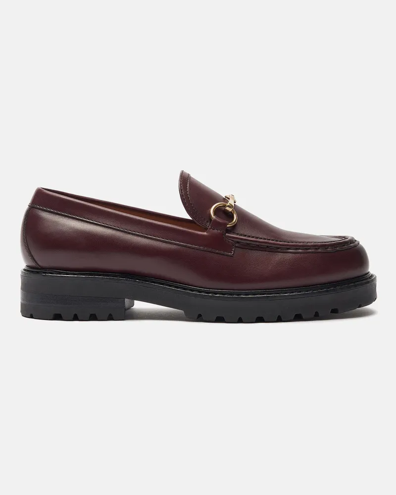 Scarosso Carlotta Bordeaux - Frau Loafers & Mules Bordeaux - Kalbsleder Bordeaux