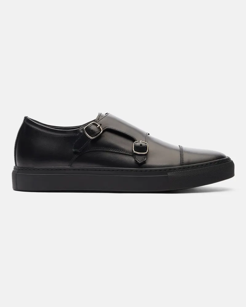 Scarosso Fabio Nero Intenso - Mann Sneakers Schwarz - Kalbsleder Schwarz