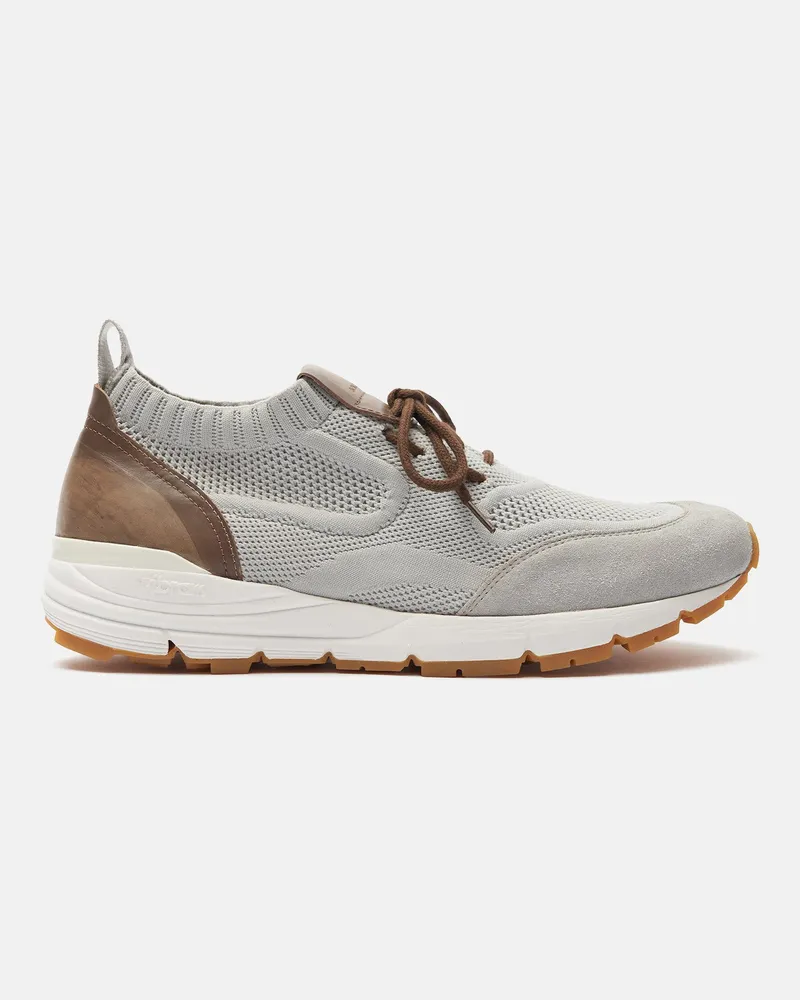 Scarosso Robbie Grau - Mann Sneakers Grau - Strick Grau