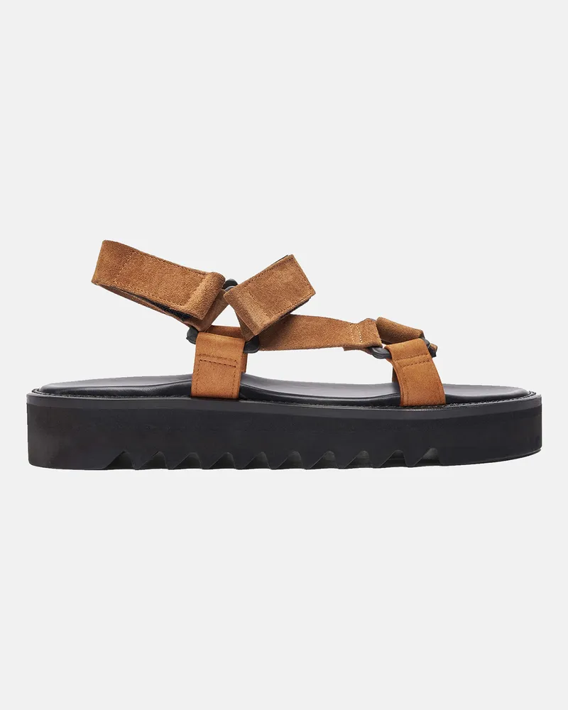 Scarosso Wooster V Braun Veloursleder - Mann Sandalen & Espadrilles Braun - Veloursleder Braun