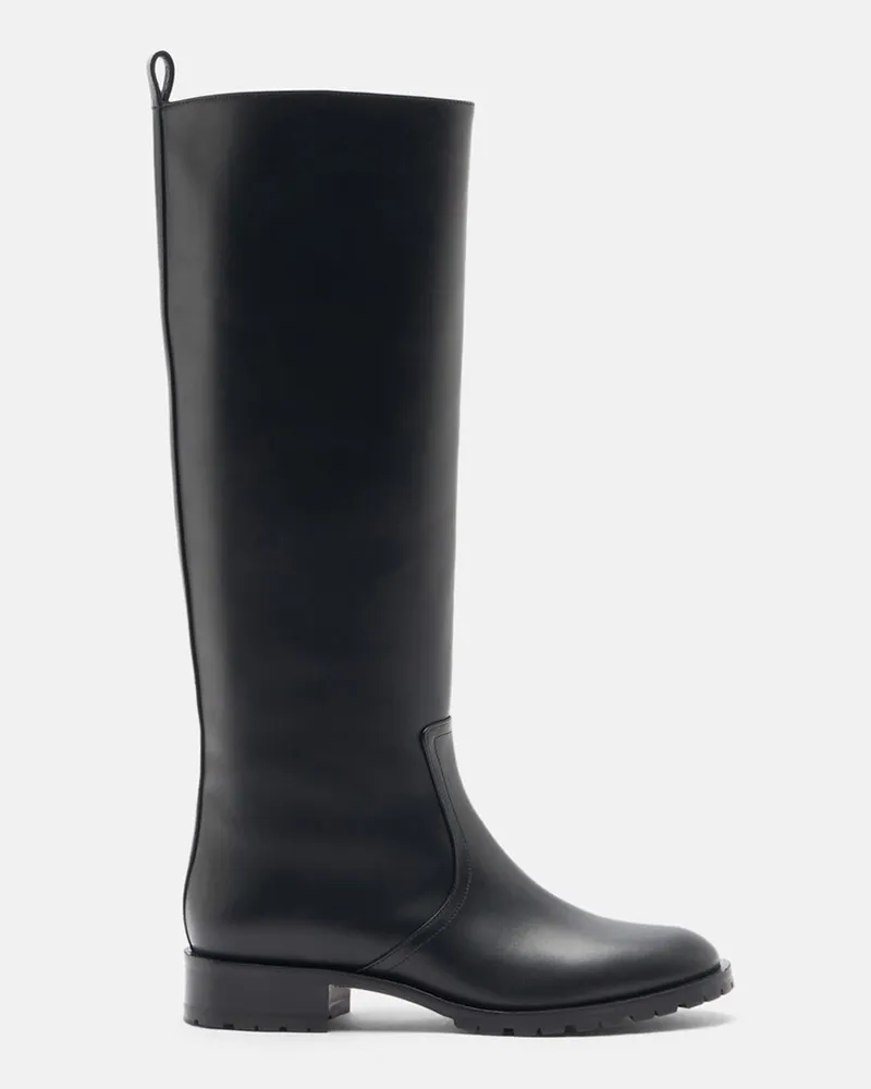 Scarosso Sofia Schwarz - Frau Boots Schwarz - Kalbsleder Schwarz