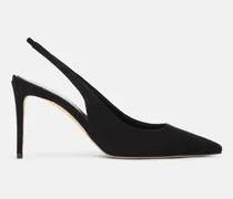 Sutton Black Suede - Frau High Heels Schwarz - Veloursleder