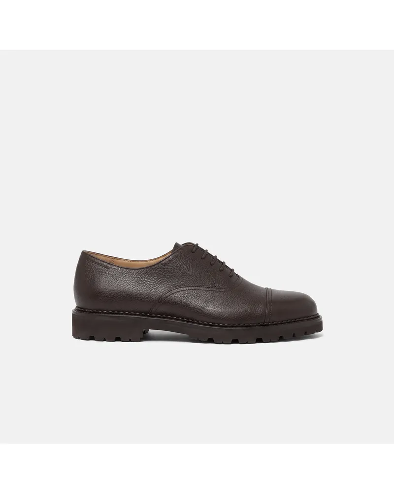 Scarosso Rupert Brown Grain - Mann Oxfords Dunkelbraun - Kalbsleder Dunkelbraun