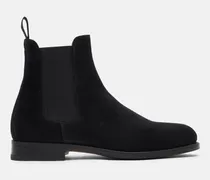 Elena Nera Scamosciata - Frau Chelsea Boots Schwarz - Veloursleder