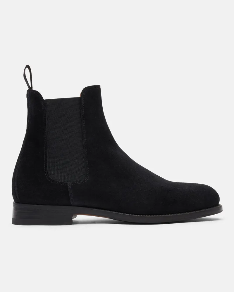 Scarosso Elena Nera Scamosciata - Frau Chelsea Boots Schwarz - Veloursleder Schwarz