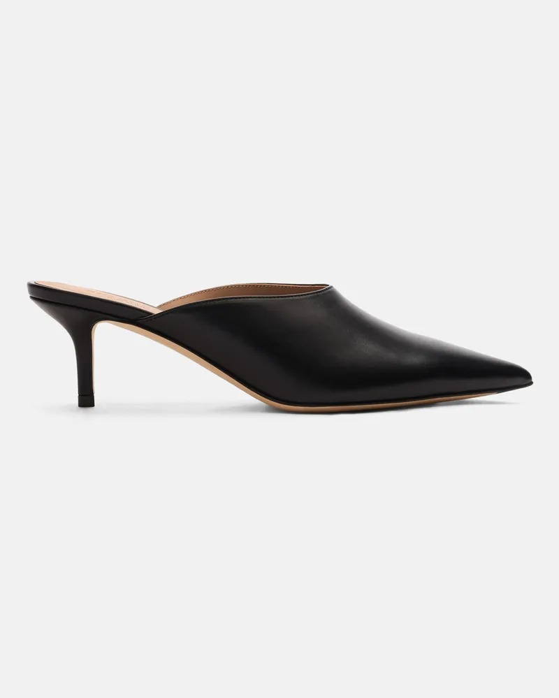 Scarosso Laura Schwarz - Frau Mules Schwarz - Kalbsleder Schwarz