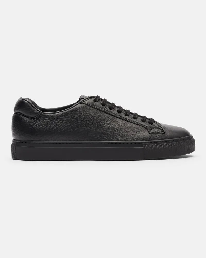 Scarosso Ugo Tiefschwarz - Mann Sneakers Schwarz – Kalbsleder Schwarz