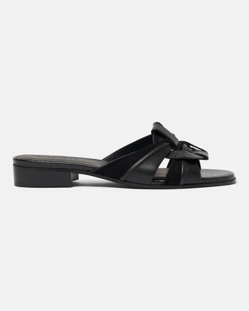 Scarosso Anna Schwarz - Frau Sandalen Schwarz - Kalbsleder Schwarz