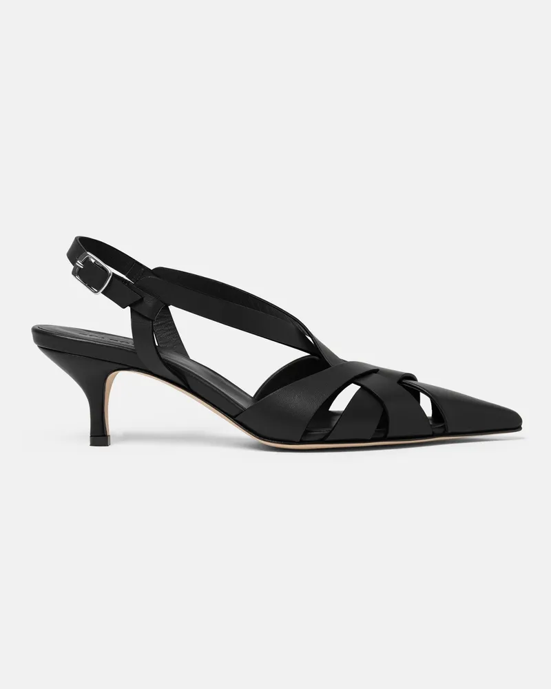 Scarosso Clio Schwarz - Frau High Heels Schwarz - Kalbsleder Schwarz