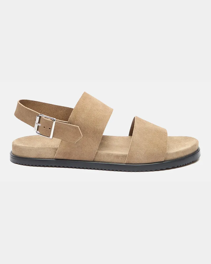 Scarosso Antonio Beige Veloursleder - Mann Sandalen & Espadrilles Beige - Veloursleder Beige