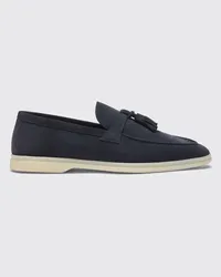 Scarosso Leandro Navy Suede x Brooks Brothers Marineblauer