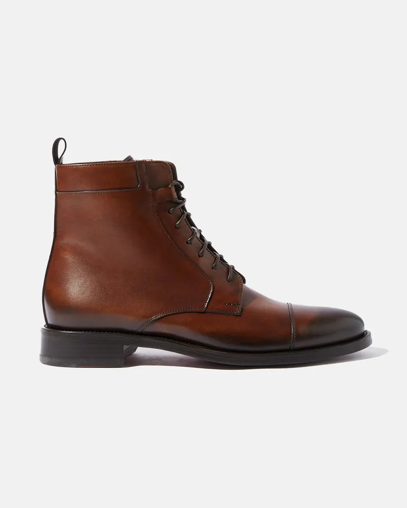 Scarosso Totò Castagno - Mann Boots Braun - Kalbsleder Braun