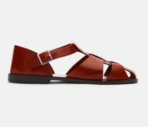 Apollo Cognac - Mann Sandalen Cognac - Kalbsleder