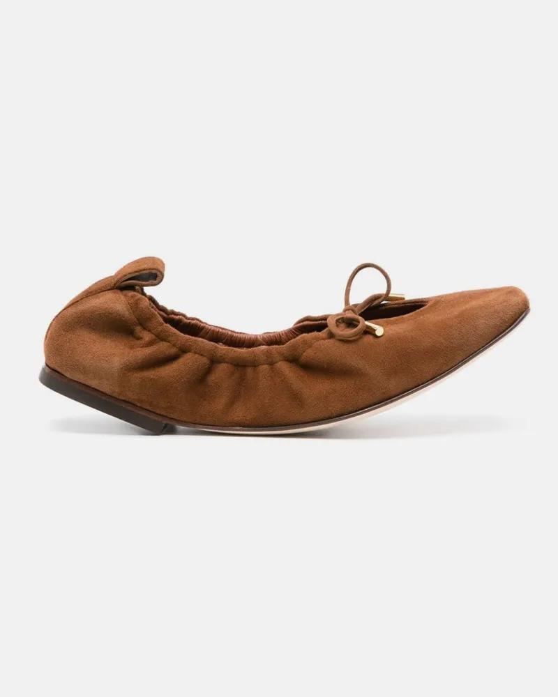 Scarosso Margot Hellbraun Veloursleder - Frau Last Chance Hellbraun - Veloursleder Hellbraun