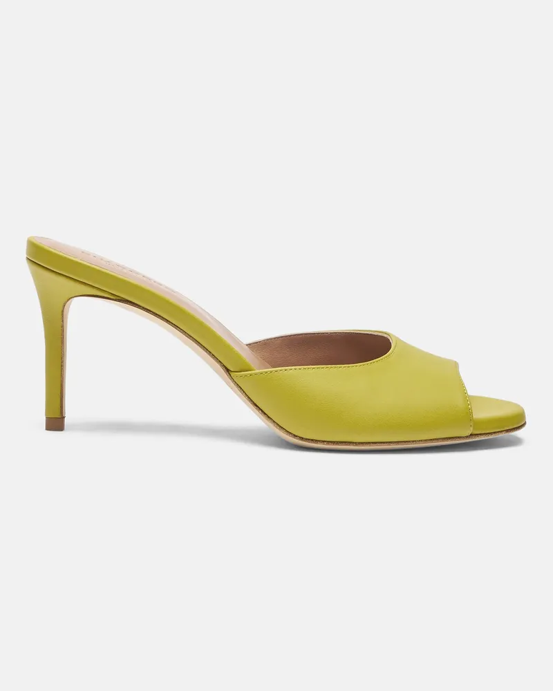 Scarosso Lohan Lime - Frau Mules Lime - Kalbsleder Lime
