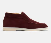Leonarda Bordeaux Veloursleder - Frau Stiefel Und Stiefeletten Bordeaux - Veloursleder
