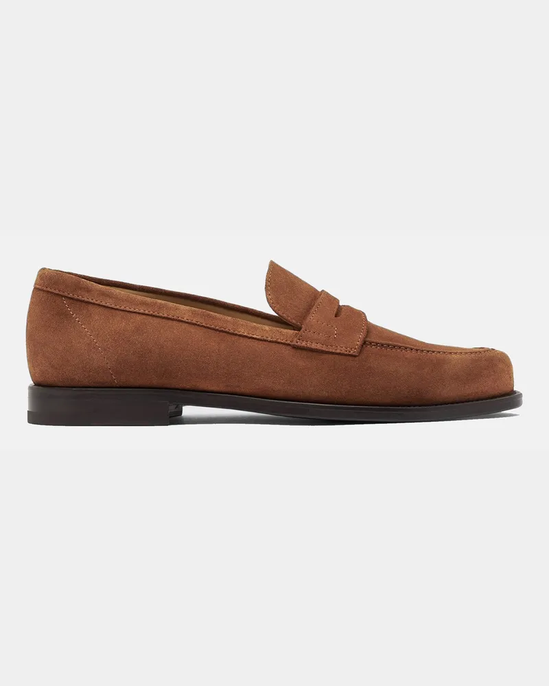 Scarosso Austin Hellbraun Veloursleder - Mann Loafers Hellbraun - Veloursleder Hellbraun