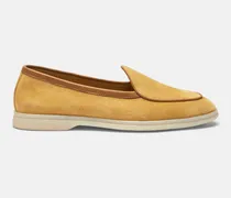 Livio Beige Veloursleder - Mann Loafers Beige - Veloursleder