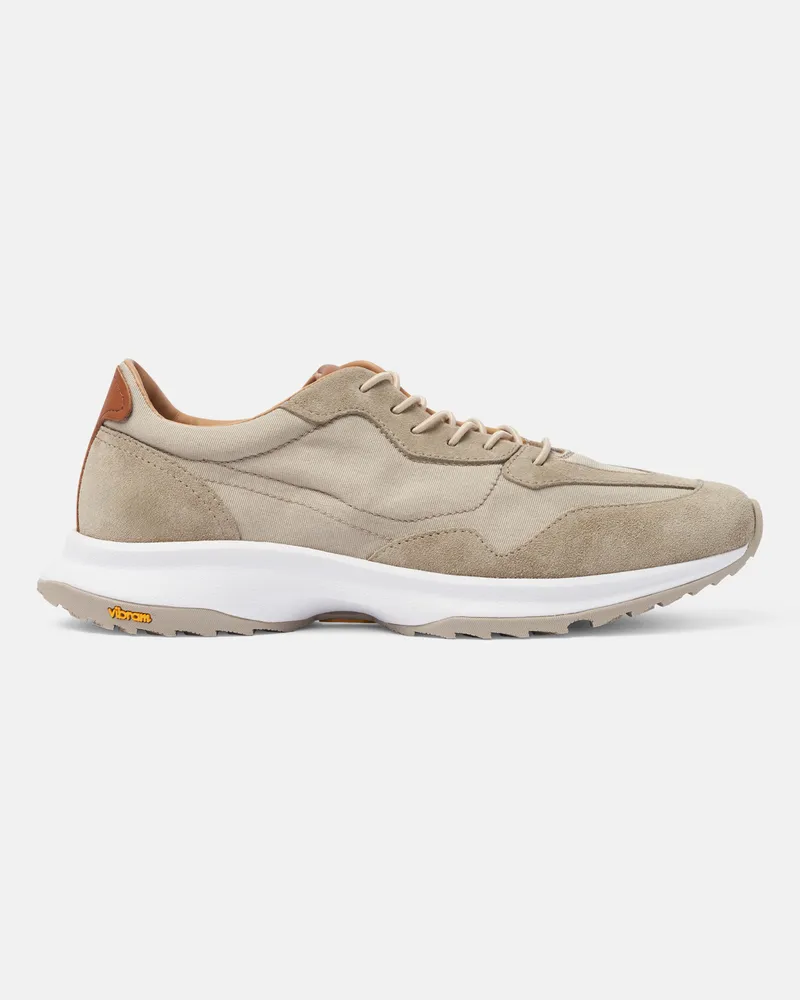 Scarosso Achille Beige - Mann Sneakers Beige - Textil Beige
