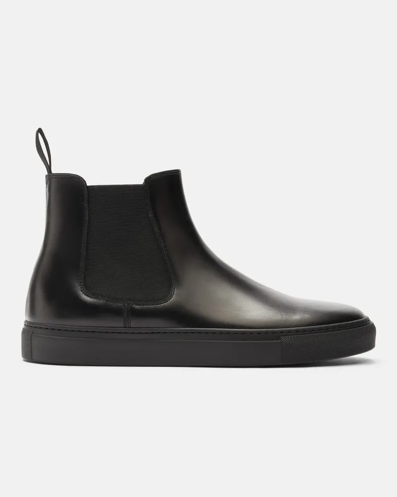 Scarosso Tommaso Nero Intenso - Mann Sneakers Schwarz - Kalbsleder Schwarz