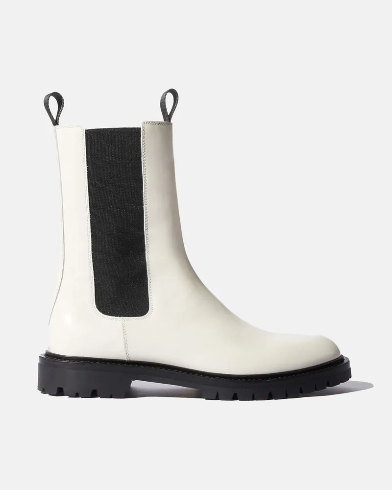 Scarosso Wooster Chalk - Mann Last Chance Weiß - Poliertes Kalbsleder Weiß