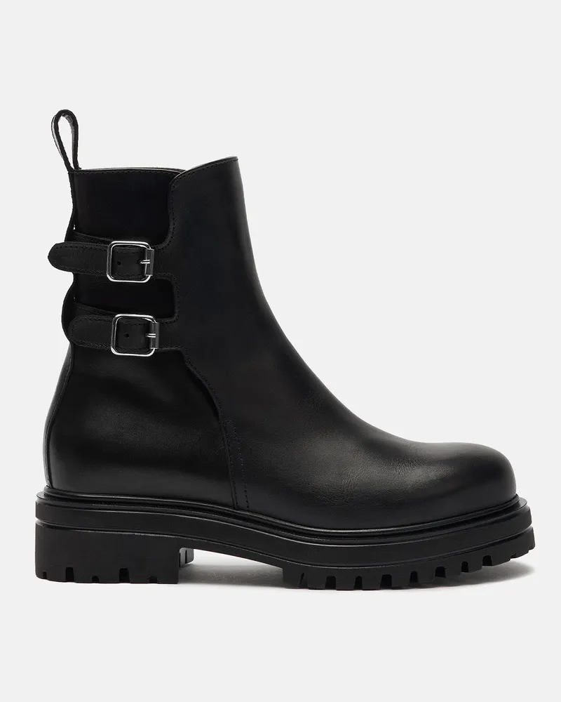 Scarosso Marianna Schwarz - Frau Jodhpur Stiefeletten Schwarz - Kalbsleder Schwarz