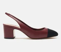 Miranda Bordeaux - Frau High Heels Bordeaux - Kalbsleder