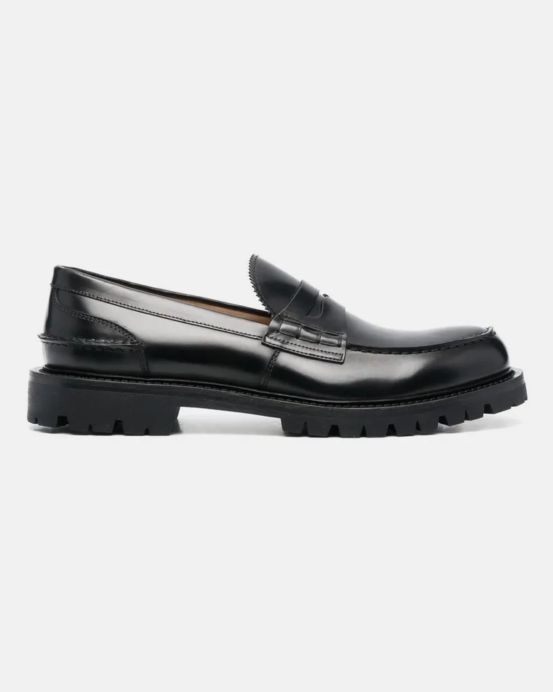 Scarosso Wooster Ii Black - Mann Loafers Schwarz - Gebürstetes Kalbsleder Schwarz