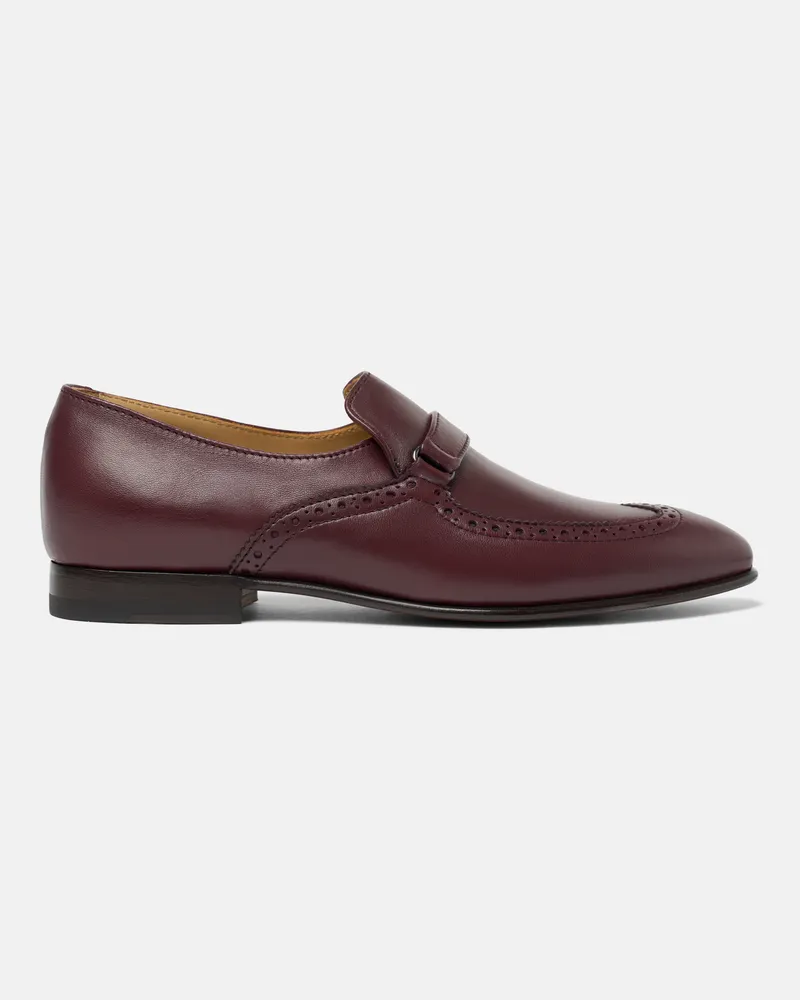 Scarosso Maude Bordeaux - Frau Loafers Burgundy - Kalbsleder Burgundy