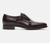 Gervasio Marrone - Mann Monk Schuhe Dunkelbraun - Kalbsleder