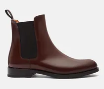 Elena Castagno - Frau Chelsea Boots Dunkelbraun - Kalbsleder