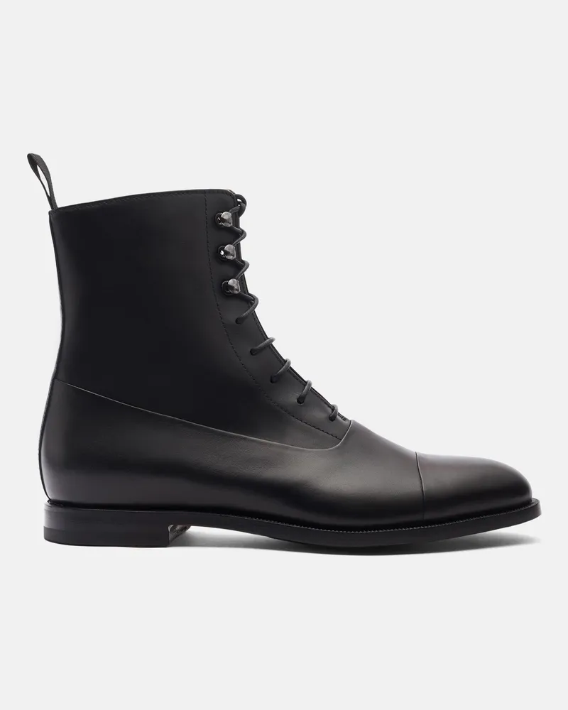 Scarosso Archie Black - Mann Boots Schwarz - Kalbsleder Schwarz