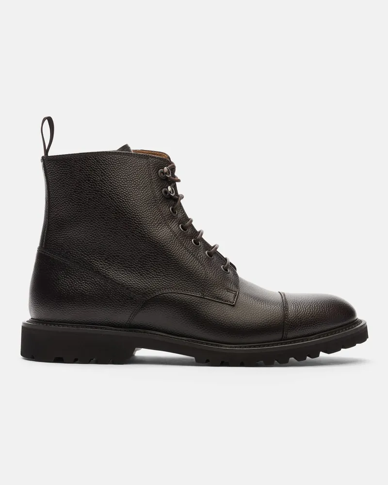 Scarosso Jackie Grain Brown - Mann Boots Braun - Kalbsleder Braun