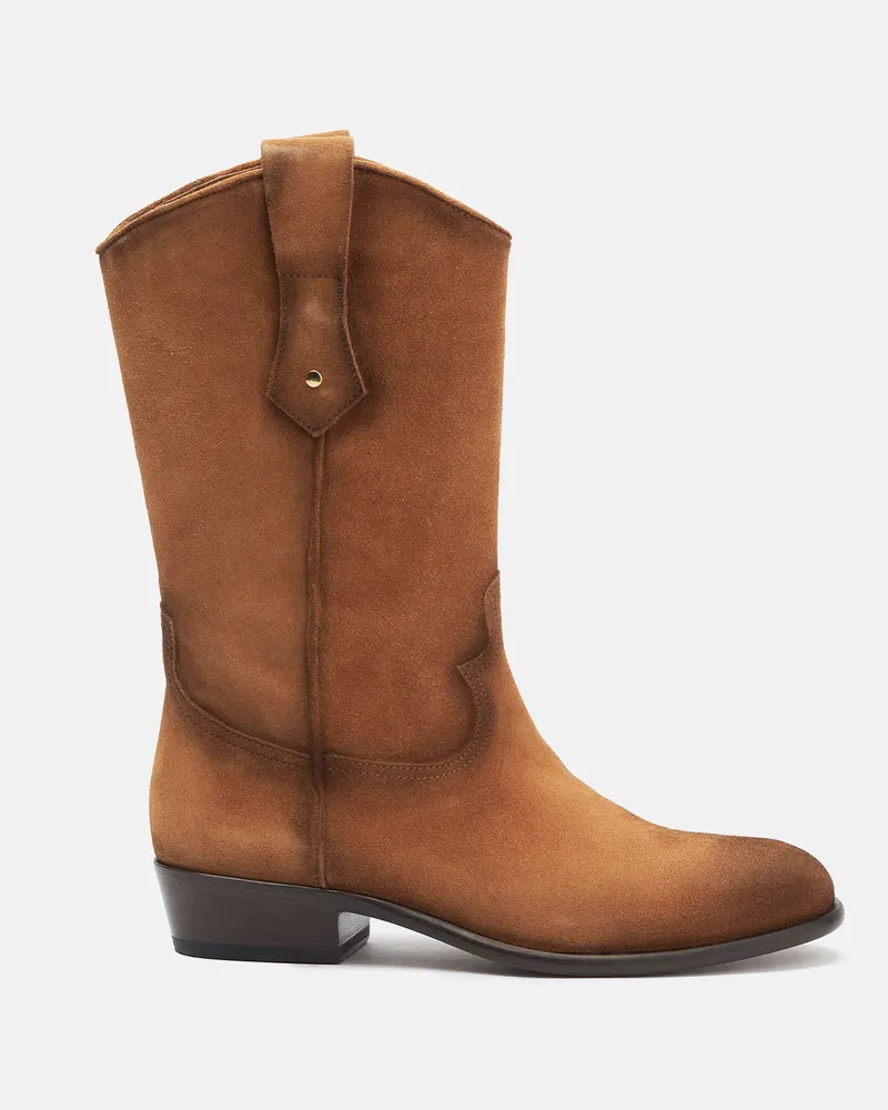 Scarosso Teo Beige Veloursleder - Mann Boots Beige - Veloursleder Beige