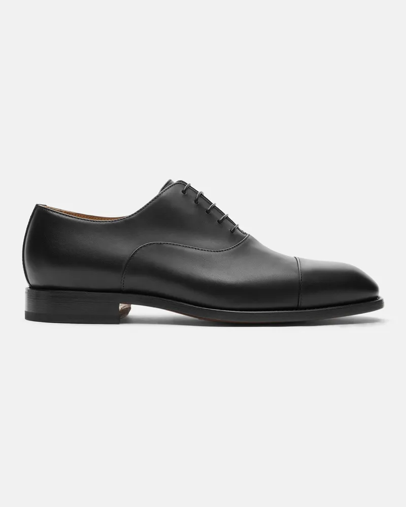 Scarosso Salvatore Schwarz - Mann Oxfords Schwarz - Kalbsleder Schwarz