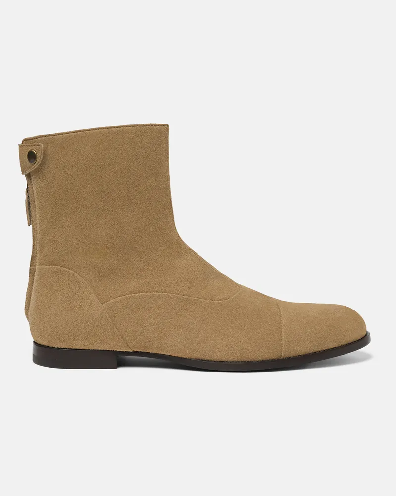 Scarosso Basil Light Brown Suede - Mann Boots Hellbraun - Veloursleder Hellbraun
