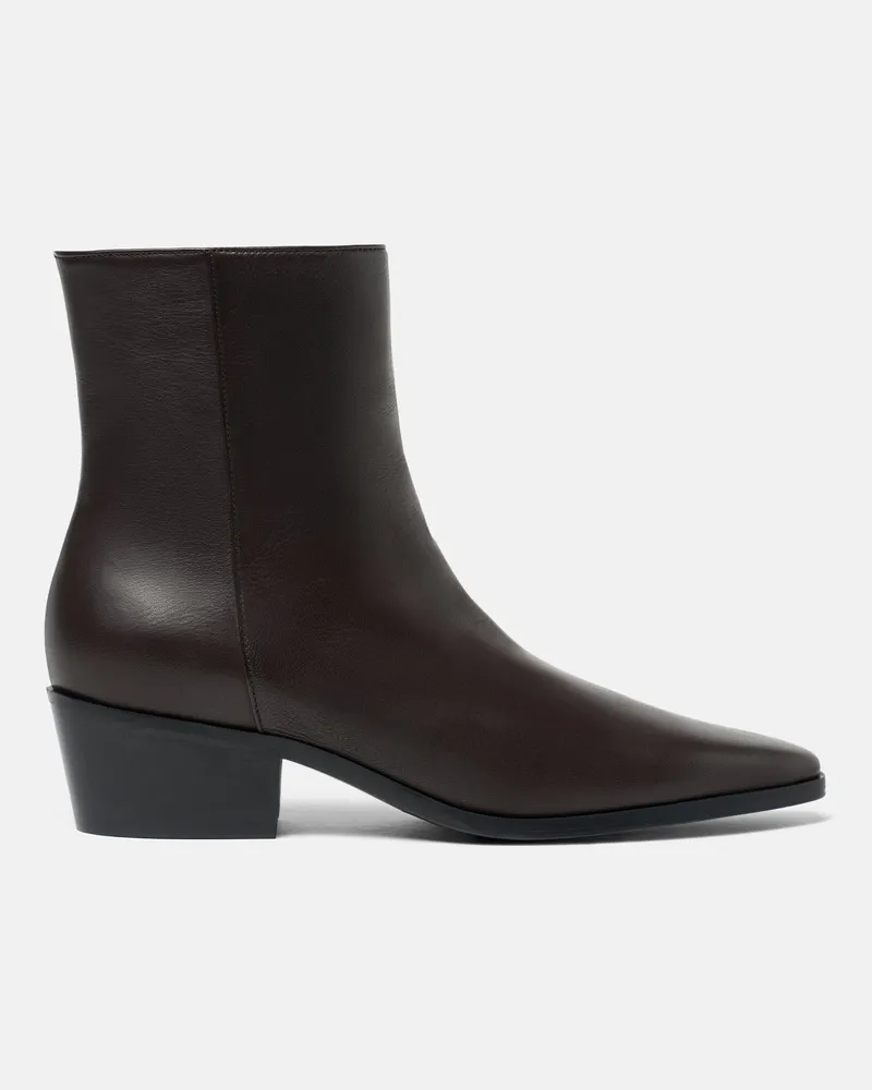 Scarosso Ambra Brown - Frau Stiefel Und Stiefeletten Dunkelbraun - Kalbsleder Dunkelbraun