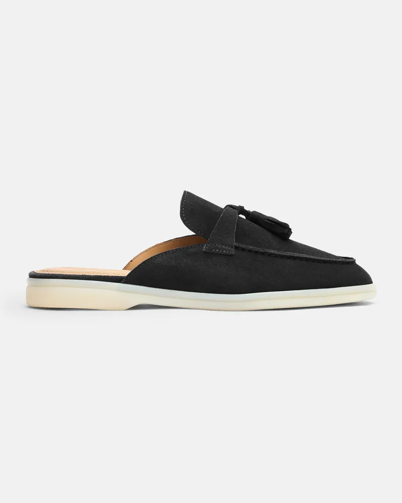 Scarosso Lucrezia Schwarz Veloursleder Edit - Frau Mules Schwarz Edit - Veloursleder Schwarz