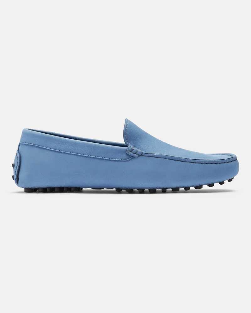 Scarosso Scott Hellblau Nubukleder - Mann Loafers Hellblau - Nubukleder Hellblau