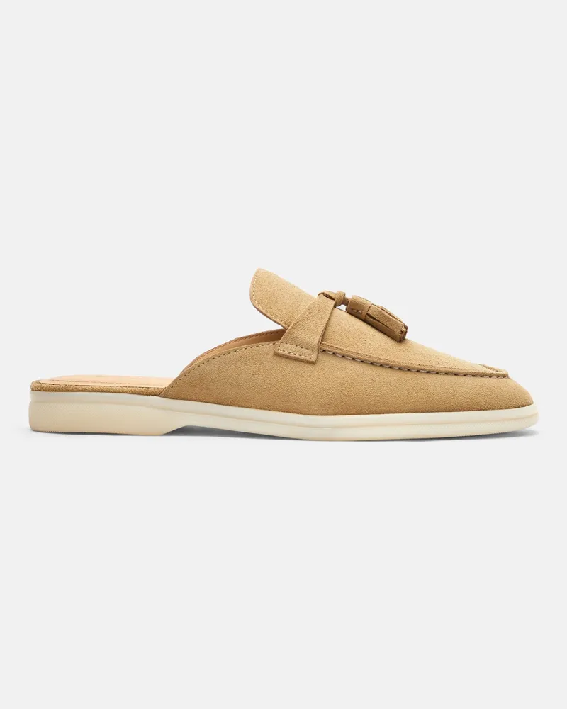 Scarosso Lucrezia Beige Scamosciata - Frau Mules Beige - Veloursleder Beige