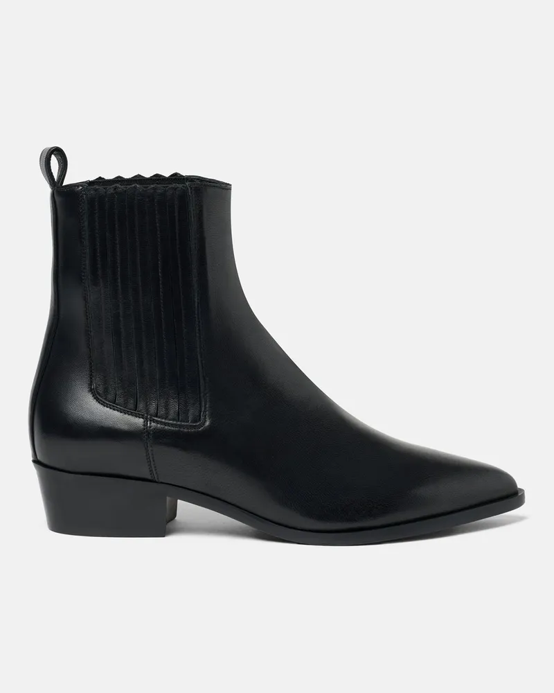 Scarosso Olivia Black - Frau Stiefel Und Stiefeletten Schwarz - Kalbsleder Schwarz