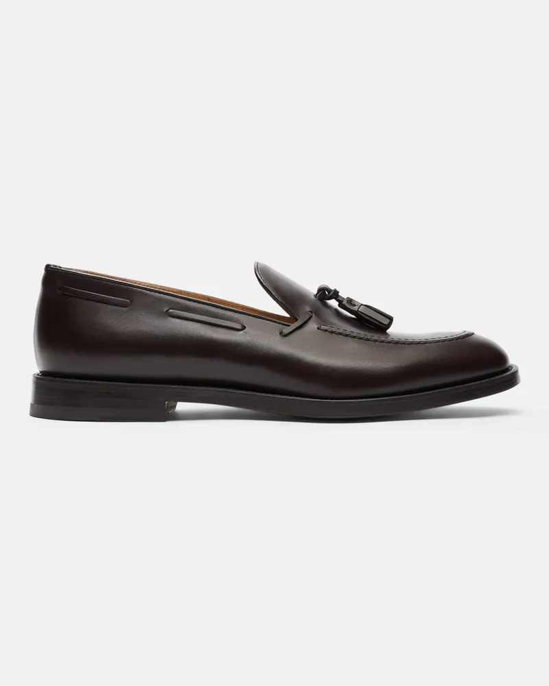 Scarosso William Brown - Mann Loafers Braun - Kalbsleder Braun