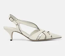 Clio Off-white - Frau High Heels Off-white - Kalbsleder