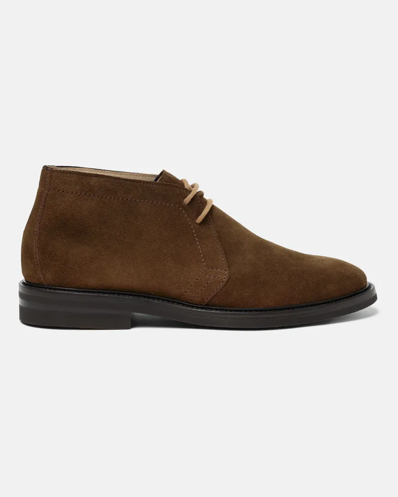 Scarosso Roger Tobacco Suede - Mann Boots Tobacco - Veloursleder Tobacco