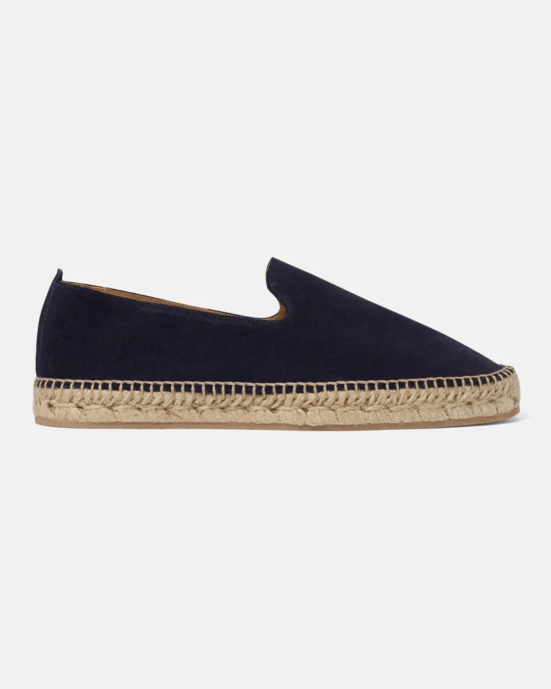 Scarosso Martin Blau Veloursleder - Mann Espadrilles Blau - Veloursleder Blau